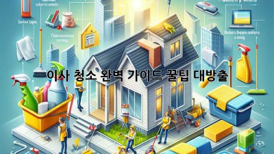 ✨ 이사 청소 완벽 가이드: 꿀팁 대방출! 🏠✨